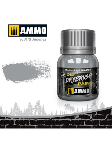 DRYBRUSH Medium Grey 