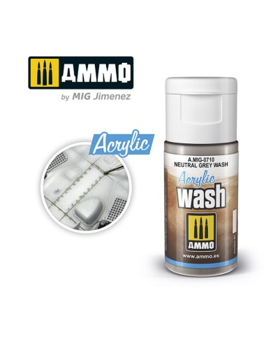 ACRYLIC WASH Neutral Grey Wash 