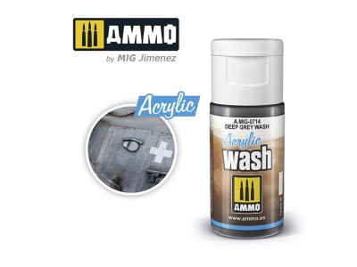ACRYLIC WASH Deep Grey Wash 