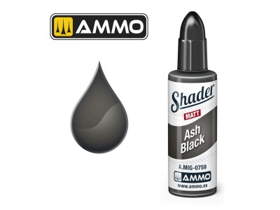 MATT SHADER Ash Black 