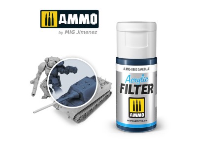 ACRYLIC FILTER Dark Blue 