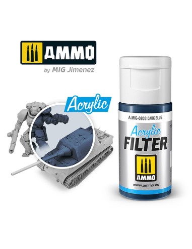 ACRYLIC FILTER Dark Blue 