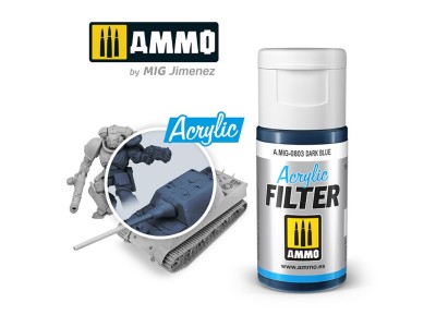 ACRYLIC FILTER Dark Blue 