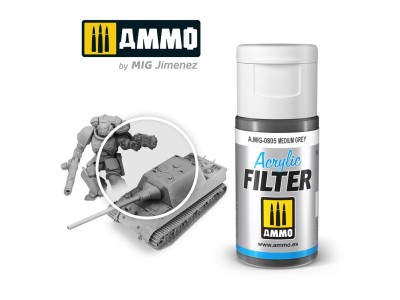 ACRYLIC FILTER Medium Grey 