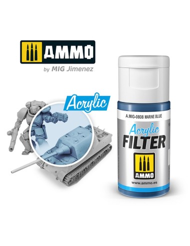 ACRYLIC FILTER Marine Blue 