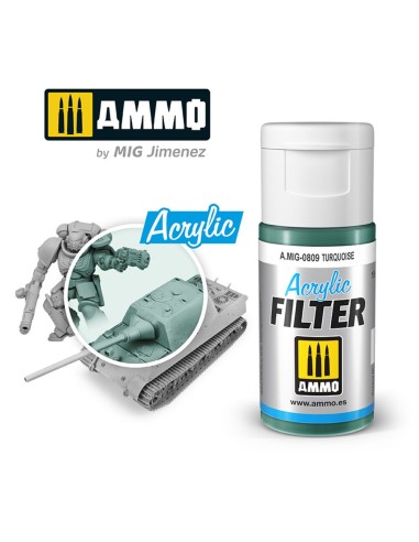 ACRYLIC FILTER Turquoise 