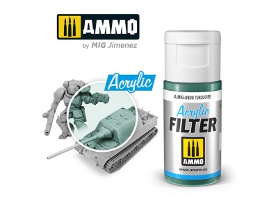 ACRYLIC FILTER Turquoise 