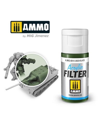 ACRYLIC FILTER Green Black 