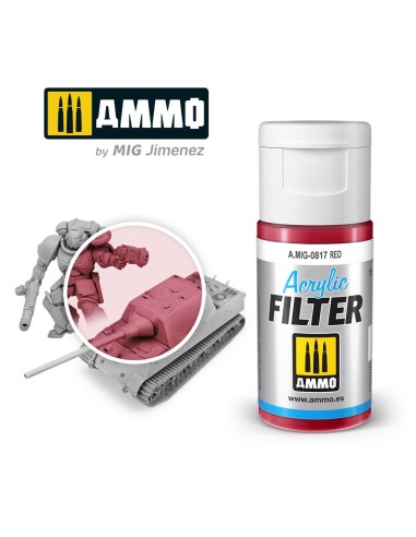 ACRYLIC FILTER Red 