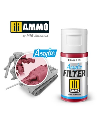 ACRYLIC FILTER Red 