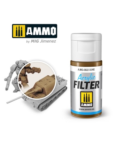 ACRYLIC FILTER Ochre 