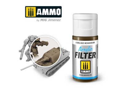 ACRYLIC FILTER Medium Brown 
