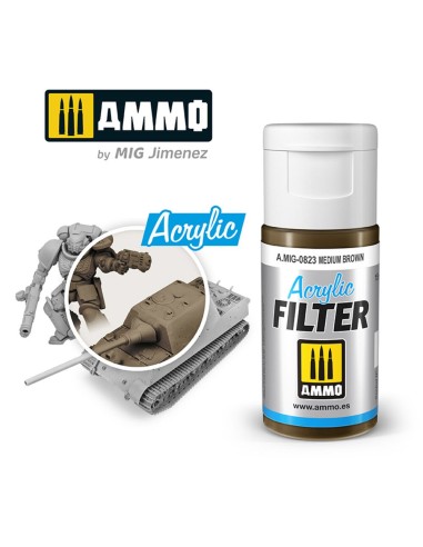 ACRYLIC FILTER Medium Brown 