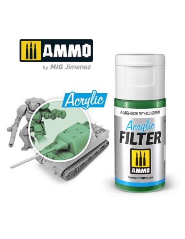 ACRYLIC FILTER Phthalo Green 