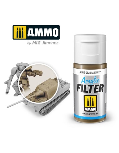 ACRYLIC FILTER Sand Grey 