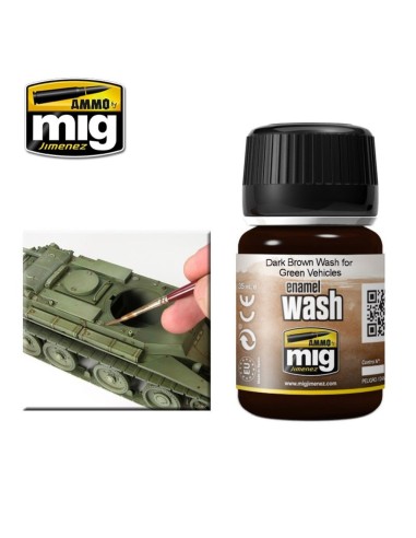Dark Brown WASH for Green Vehicles 
