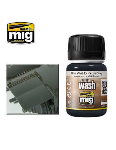 Blue WASH for Panzer Grey 