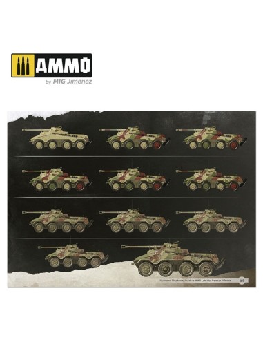 Illustrated Weathering Guide to WWII Late German Vehicles (English, Castellano) 