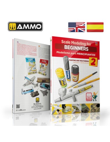 Scale Modeling for Beginners Vol. 2: Paint & Weathering - BILINGUAL BOOK 