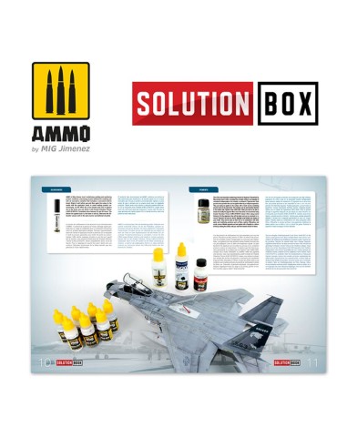 SOLUTION BOOK 06 - How to Paint USAF Navy Grey Fighters (English, Castellano, Francais, Deutsch) 