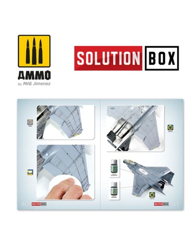 SOLUTION BOOK 06 - How to Paint USAF Navy Grey Fighters (English, Castellano, Francais, Deutsch) 
