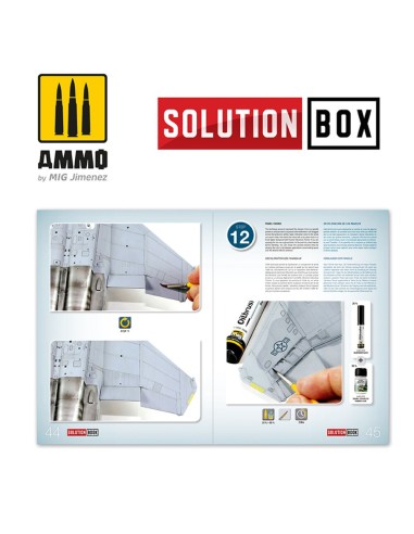 SOLUTION BOOK 06 - How to Paint USAF Navy Grey Fighters (English, Castellano, Francais, Deutsch) 