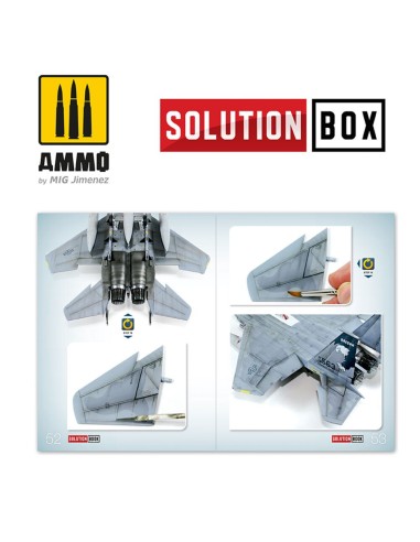 SOLUTION BOOK 06 - How to Paint USAF Navy Grey Fighters (English, Castellano, Francais, Deutsch) 