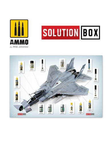 SOLUTION BOOK 06 - How to Paint USAF Navy Grey Fighters (English, Castellano, Francais, Deutsch) 