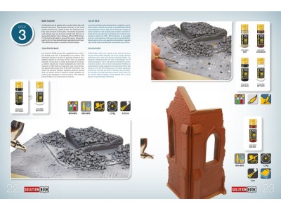 SOLUTION BOOK 09 - How to Paint Brick Buildings (English, Castellano, Francais, Deutsch) 