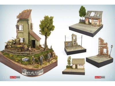 SOLUTION BOOK 09 - How to Paint Brick Buildings (English, Castellano, Francais, Deutsch) 