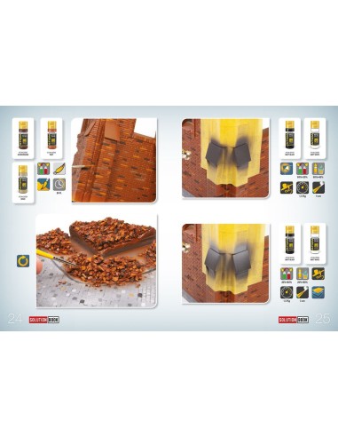 SOLUTION BOOK 09 - How to Paint Brick Buildings (English, Castellano, Francais, Deutsch) 