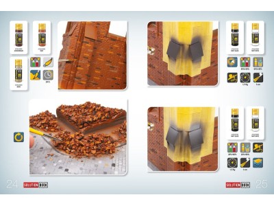 SOLUTION BOOK 09 - How to Paint Brick Buildings (English, Castellano, Francais, Deutsch) 