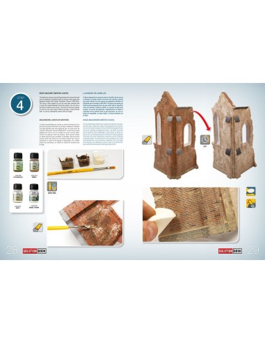 SOLUTION BOOK 09 - How to Paint Brick Buildings (English, Castellano, Francais, Deutsch) 