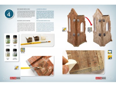 SOLUTION BOOK 09 - How to Paint Brick Buildings (English, Castellano, Francais, Deutsch) 