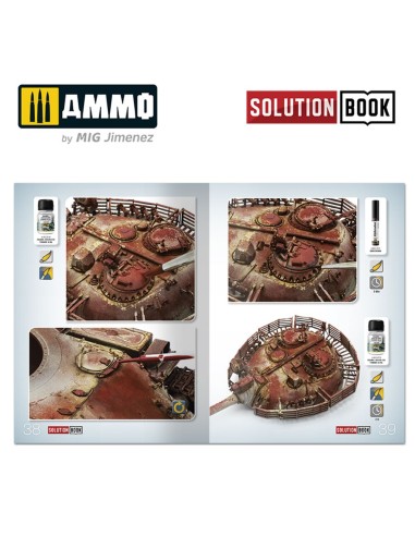 SOLUTION BOOK 12 - How to Paint Realistic Rust (English, Castellano, Français, Deutsch) 