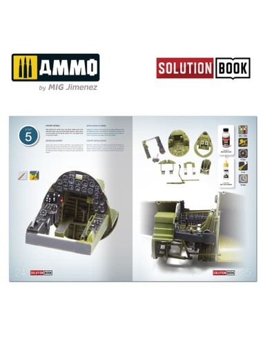 SOLUTION BOOK 14 - How to Paint US Navy WWII Late (English, Castellano, Français, Deutsch) 