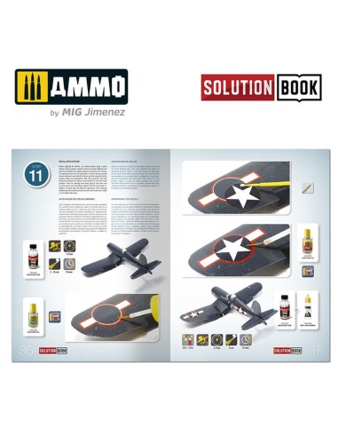 SOLUTION BOOK 14 - How to Paint US Navy WWII Late (English, Castellano, Français, Deutsch) 