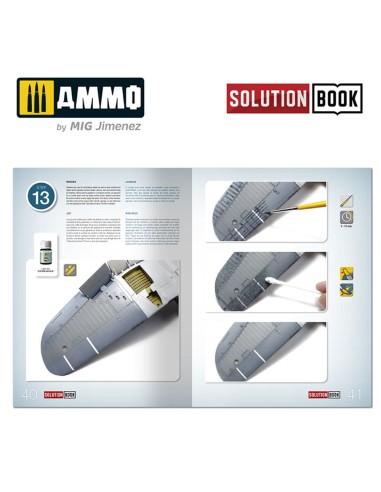 SOLUTION BOOK 14 - How to Paint US Navy WWII Late (English, Castellano, Français, Deutsch) 