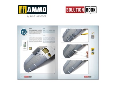 SOLUTION BOOK 14 - How to Paint US Navy WWII Late (English, Castellano, Français, Deutsch) 