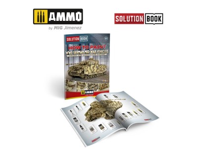 SOLUTION BOOK 21 - How to Paint WWII German Mid-War Vehicles - MULTILINGUAL BOOK 