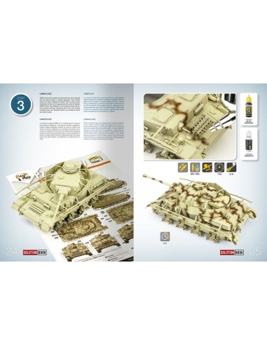 SOLUTION BOOK 21 - How to Paint WWII German Mid-War Vehicles - MULTILINGUAL BOOK 