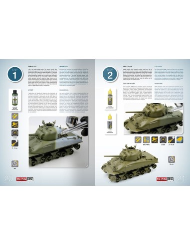 SOLUTION BOOK 22 - How to Paint WWII ETO vehicles - MULTILINGUAL BOOK 