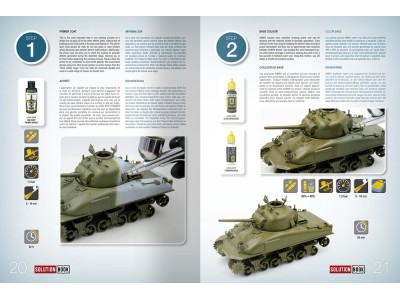 SOLUTION BOOK 22 - How to Paint WWII ETO vehicles - MULTILINGUAL BOOK 