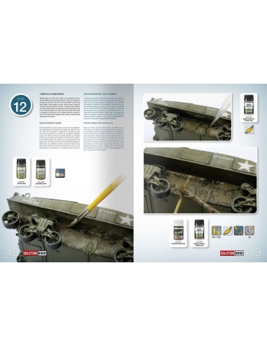SOLUTION BOOK 22 - How to Paint WWII ETO vehicles - MULTILINGUAL BOOK 