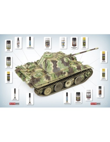 SOLUTION BOOK 23 - How to Paint WWII German Late-War Vehicles (English, Castellano, Francais, Deutsch) 