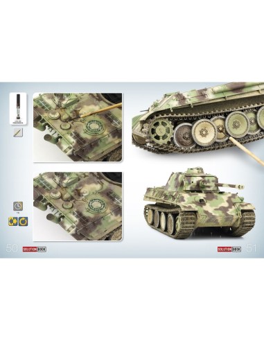 SOLUTION BOOK 23 - How to Paint WWII German Late-War Vehicles (English, Castellano, Francais, Deutsch) 