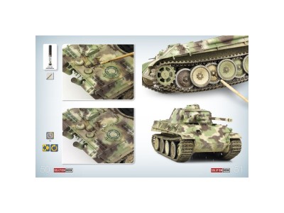 SOLUTION BOOK 23 - How to Paint WWII German Late-War Vehicles (English, Castellano, Francais, Deutsch) 