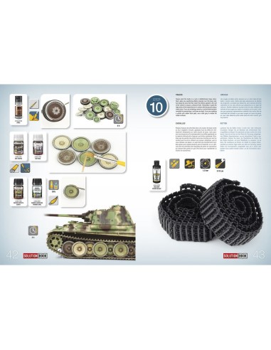 SOLUTION BOOK 23 - How to Paint WWII German Late-War Vehicles (English, Castellano, Francais, Deutsch) 