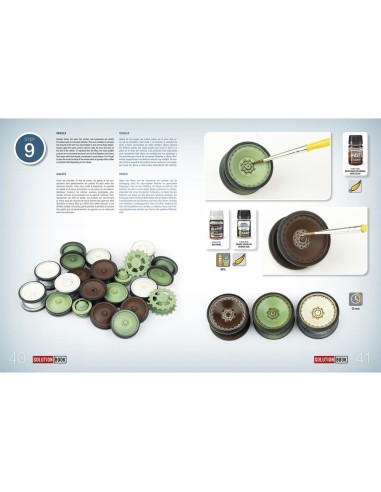 SOLUTION BOOK 23 - How to Paint WWII German Late-War Vehicles (English, Castellano, Francais, Deutsch) 