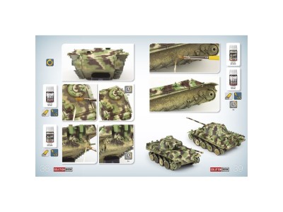 SOLUTION BOOK 23 - How to Paint WWII German Late-War Vehicles (English, Castellano, Francais, Deutsch) 